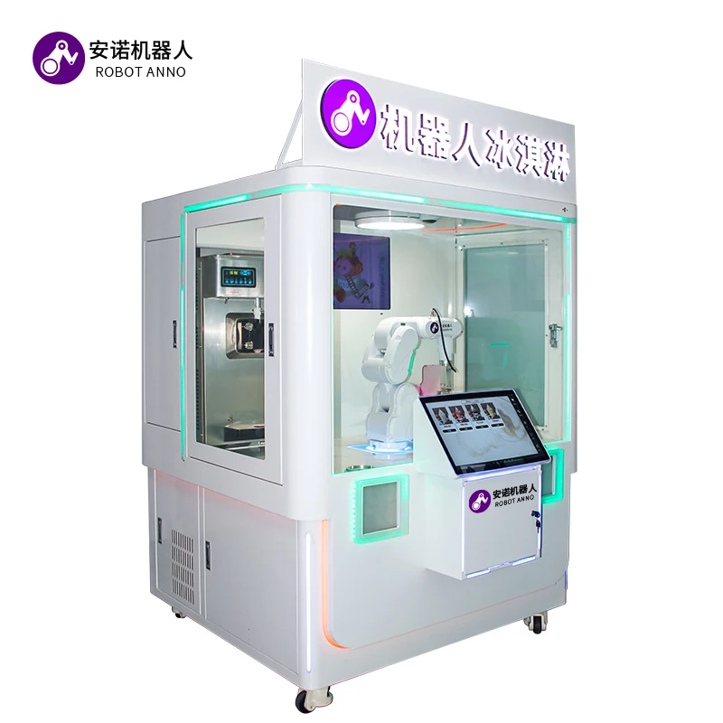Real time monitoring smart automatic soft ice cream vending machine ice cream machine vending