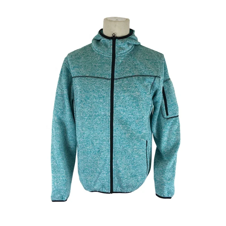 
Poly melange outer layer with fleece lined inner Work Jacket 