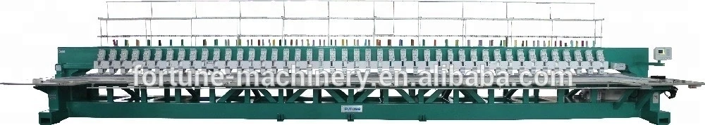 Высокоскоростная 44 головки многоигловая компьютерная вышивальная машина цена стеганая Автоматическая