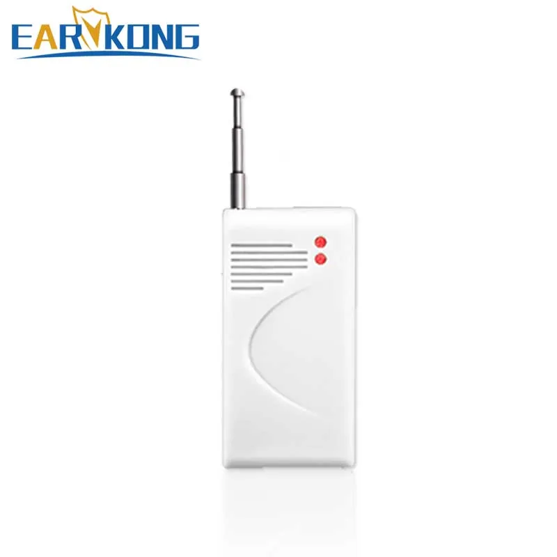 EARYKONG White Color 433MHz Wireless Vibration Detector For Home Burglar Alarm System