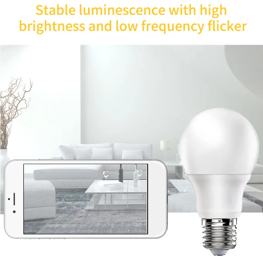 Green Product High Efficiency Low Energy Cost Sound Sensor 7W 5000K Remote Control LED Bulbs From Shenzhen Technology