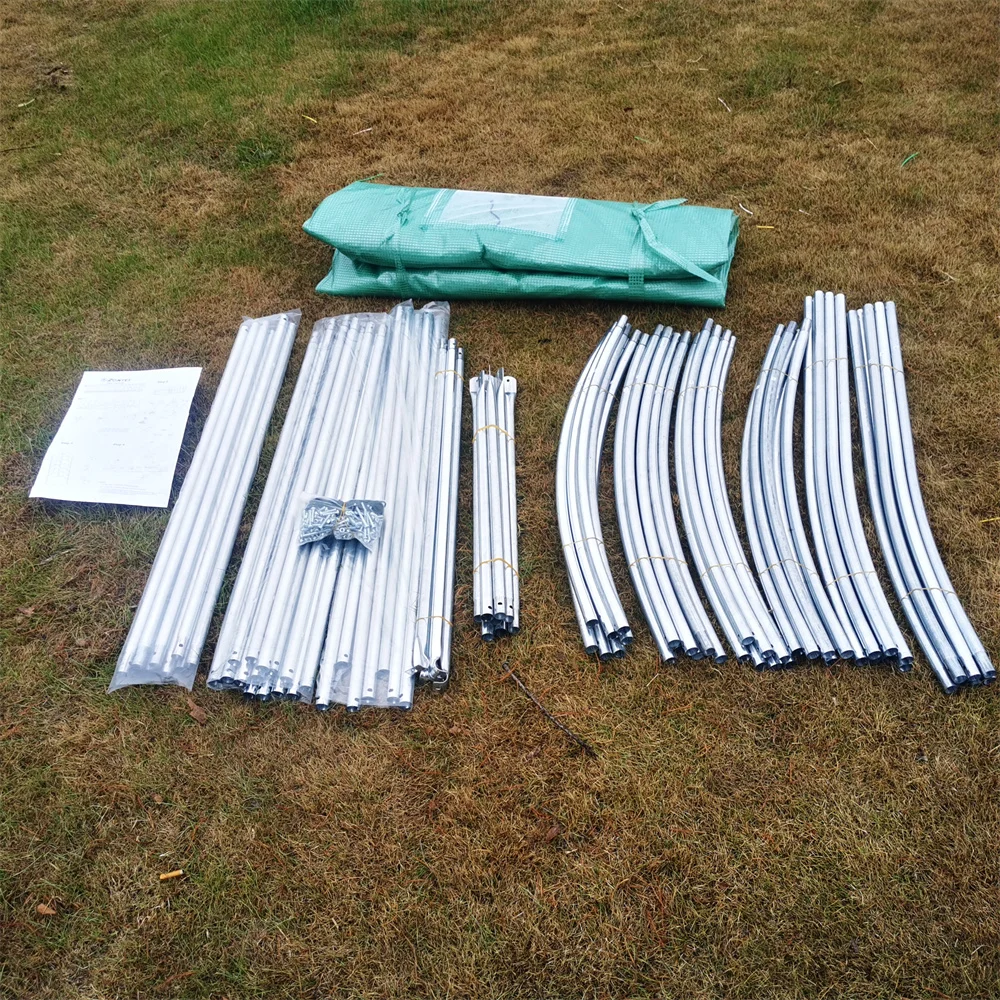 USU High Quality Multi-span commercial Tunnel Poly Film Greenhouses for tomato planting