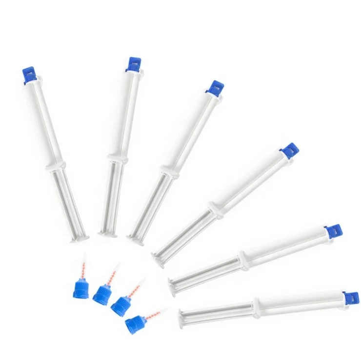 Private label professional hydrogen peroxide teeth whitening gel 44 HP dual barrel syringe teeth whitening gel