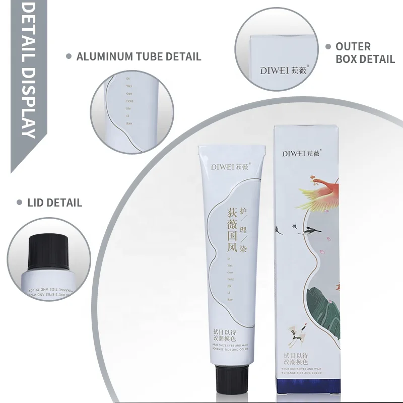 Factory Supply Custom Logo Wholesale IVS DIY Home Beauty Permanent Professinal Salon Light Hair Color Cream Hair Dye