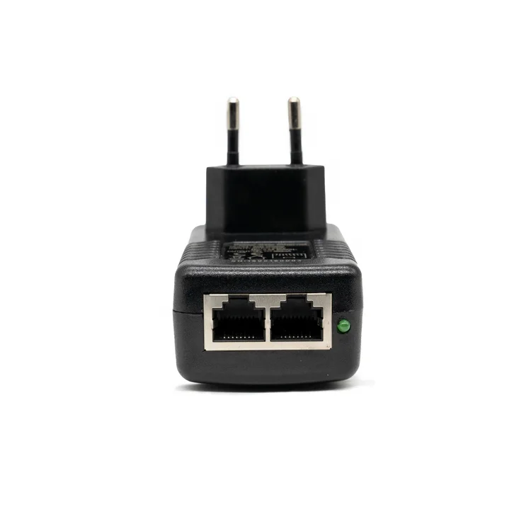 48v 0.5A 1000mbps Gigabit Ethernet  802.af at  24W 48W 60W 120W   2 Port Splitter POE adapter