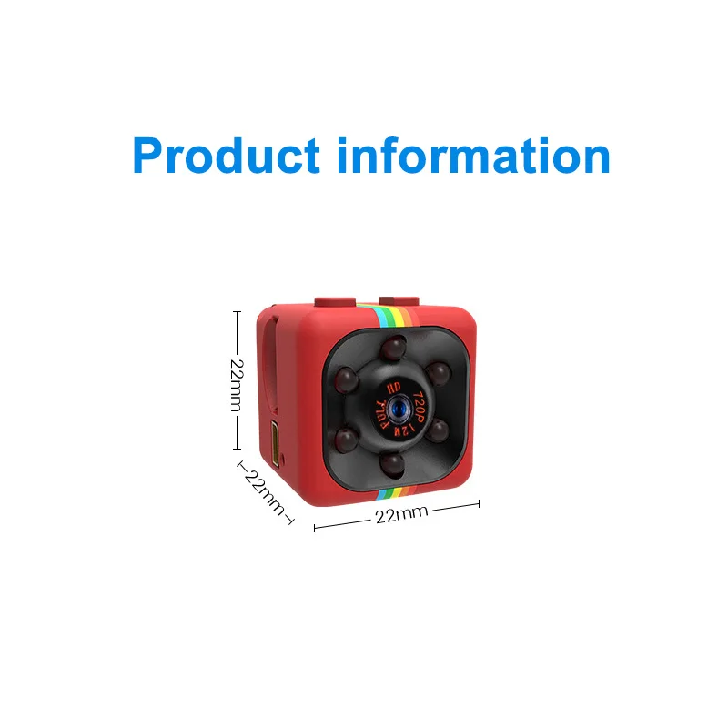2022 1080P Hd Night Vision Sports Mini Dv Dvr Video Recorder Sq11 Mini Camera