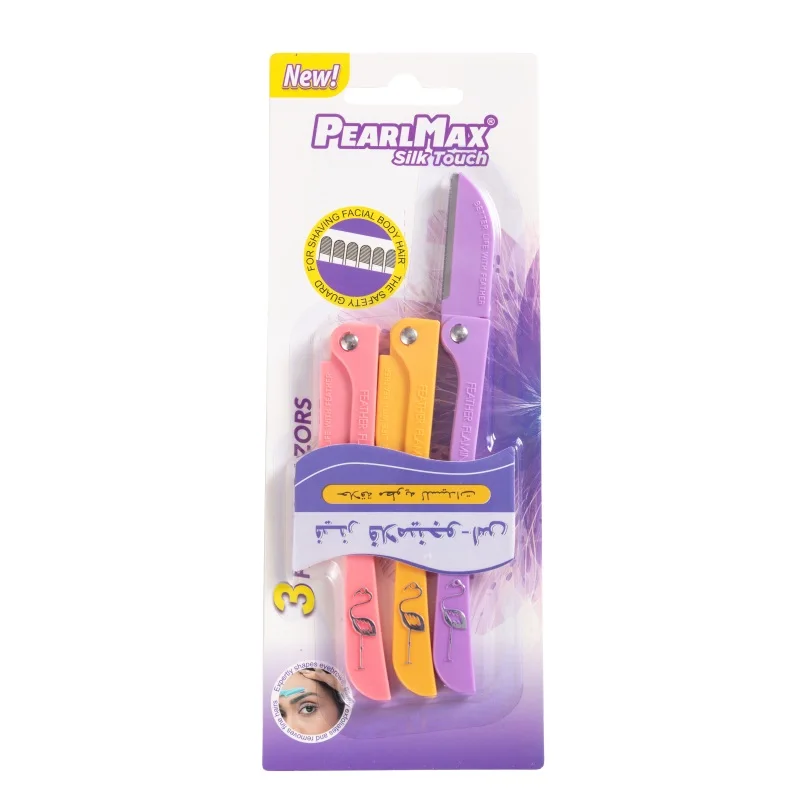 Women Eyebrow Razor blades for Multipurpose Exfoliating Eyebrow Trimming and Shaving Grooming Tools for Eyebrow