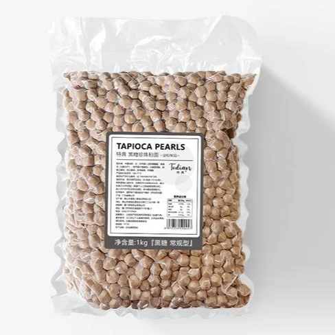 OEM Bubble Tea  Boba Tapioca Pearls  Bubble Milk Tea Big Black Pearls