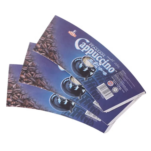 Double PE Coating Printed Ice Cream Paper Cup Fan Raw Material