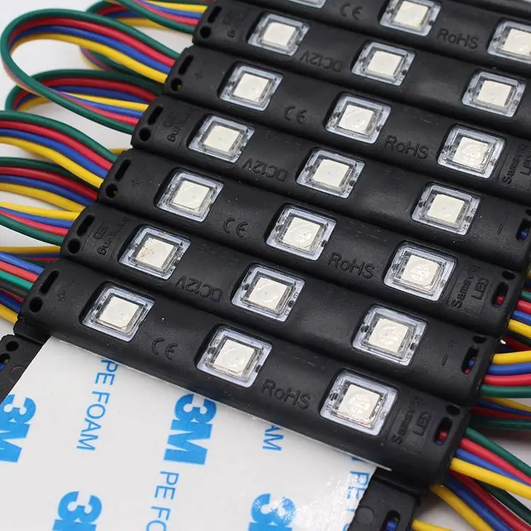 SMD 5050 DC12V 7630 RGB LED Module RGB Injection LED Modules IP65 Waterproof For LED Sign Back Light