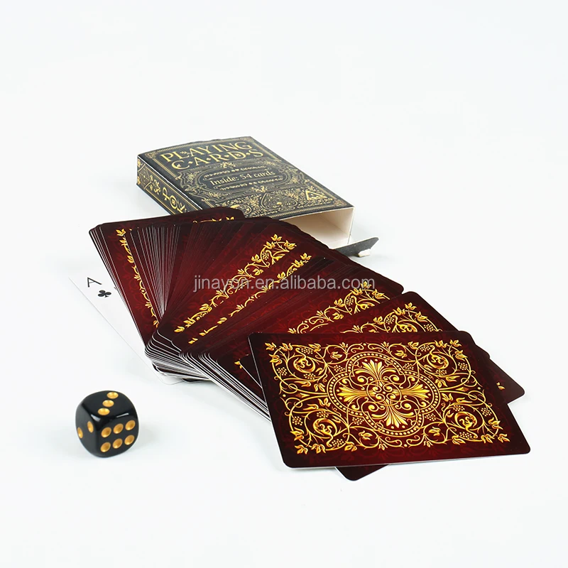 Coated Paper waterproof Card Set Custom Logo High Quality Player Cards Professional Poker Card Playing Wholesale Selling