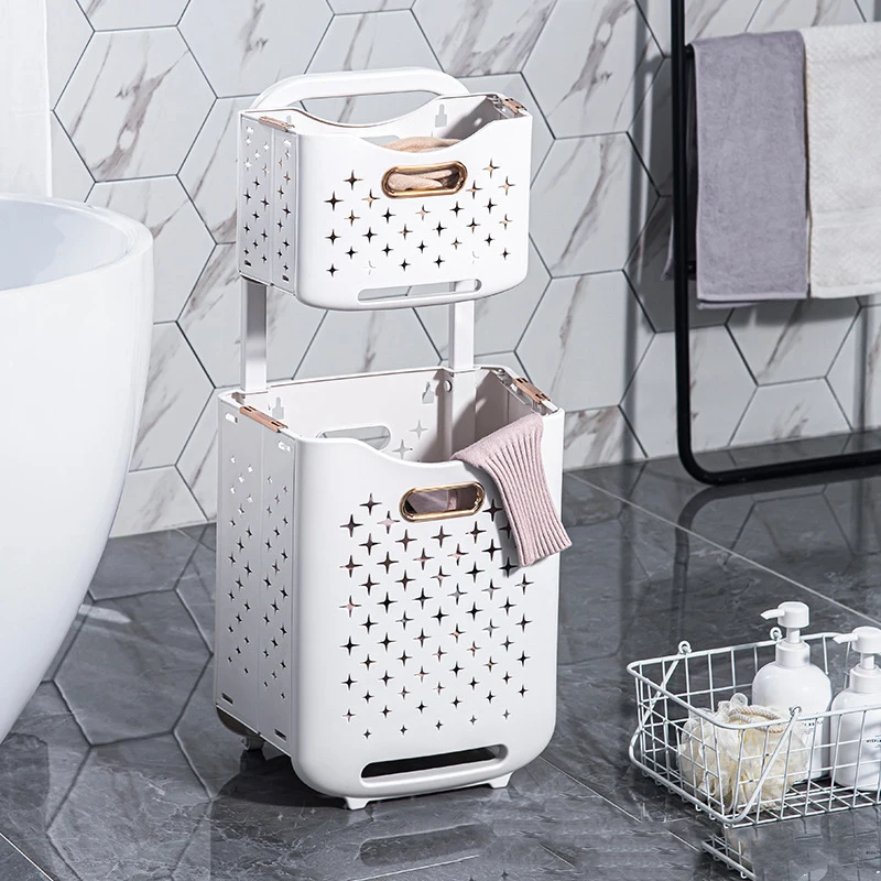 Multifunctional  Foldable  Household Dirty Laundry  Basket  Container Wall Hangover Large Capacity Storage Basket