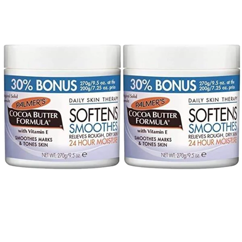 COCOA  BUTTER softens smoohes marks tones skin  HEALS  body cream for  daily skin therapy  270g/9.5oz with Vitamin E