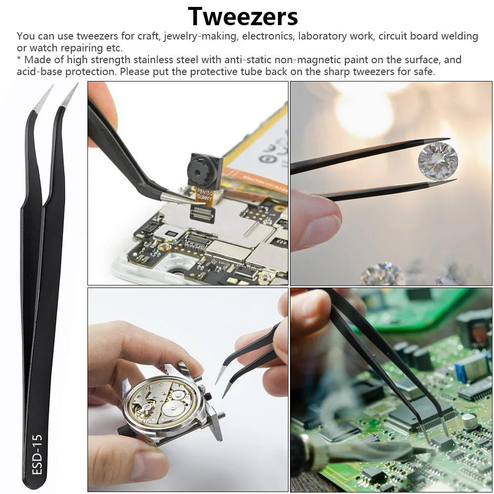 handskit 918   digital Soldering Iron Kit  with multimeter  80W Soldering iron  multimeter set with  cutter desolder pump