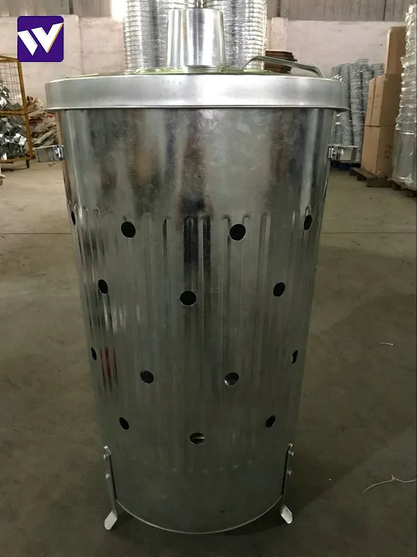 85L Home garden incinerator/Garden waste incinerator/85L Galvanised Incinerator Fire Bin