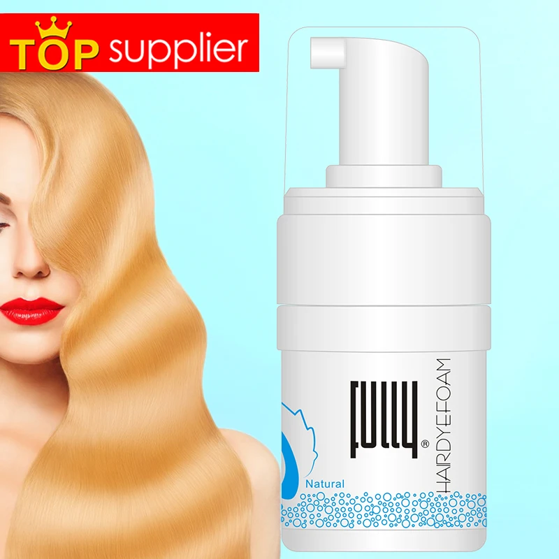 
FULLY Factory New Arrival Hair Color Shampoo Black Hair Dye Foam 