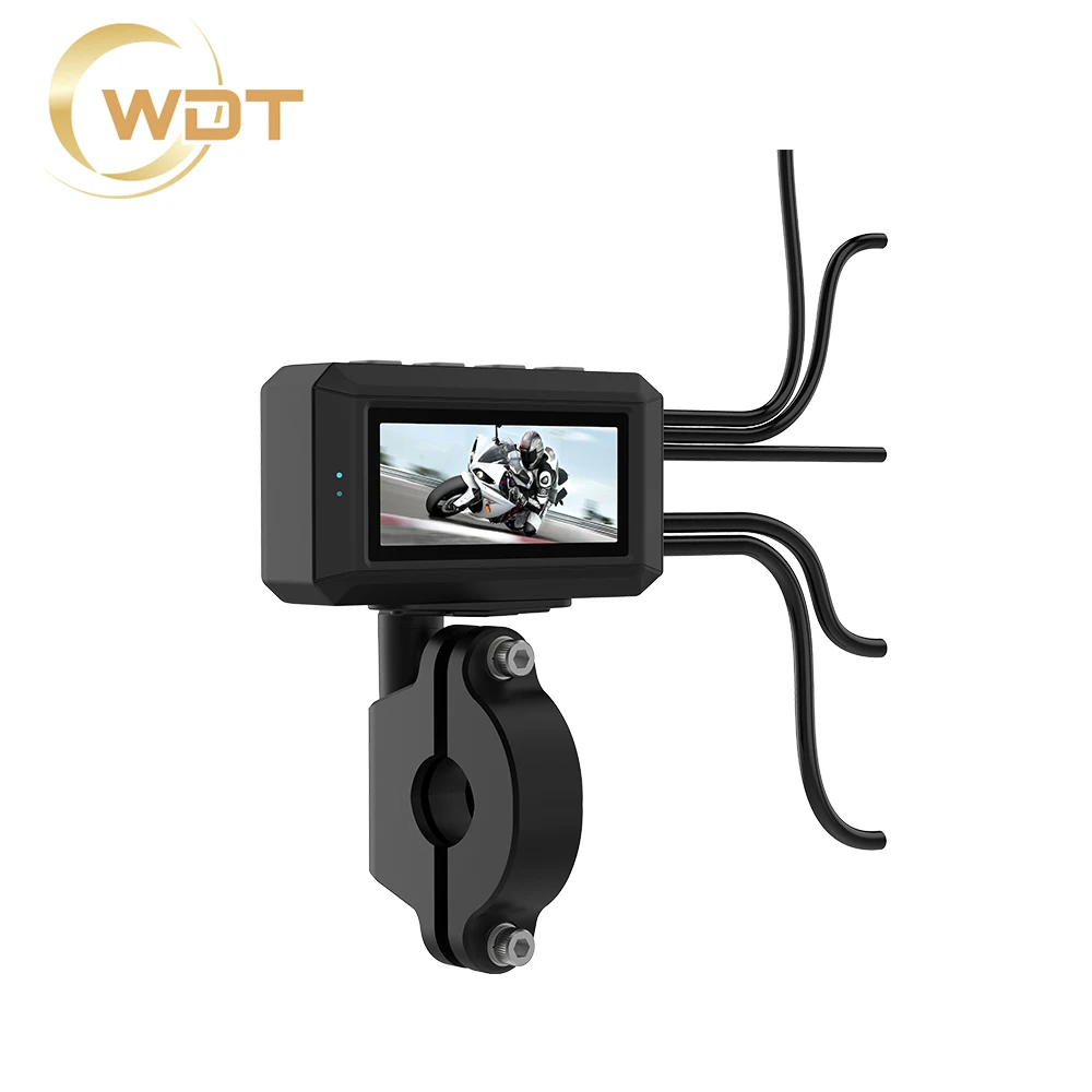 Moto Dvr Camera 3.16 inch Motorcycle Front Rear Dual Lens Motorcycle Driving Video Recorder Dash Cam