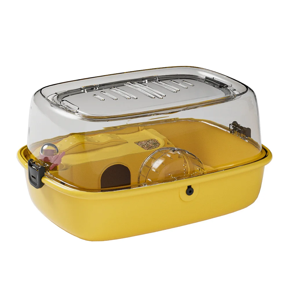 Hot Sale New Transparent Plastic Luxury Outdoor Guinea Pig Hamster Cage Set With Accessories