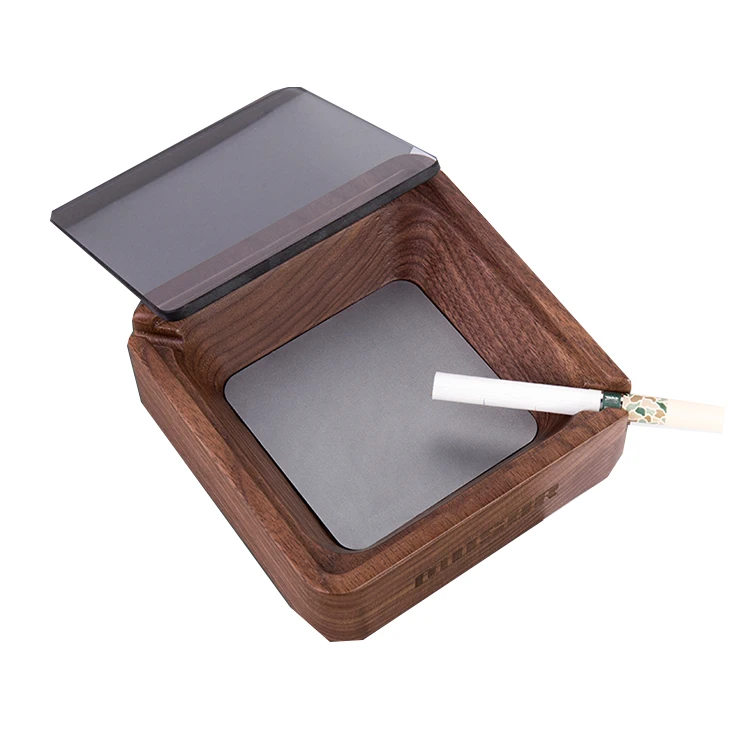 
Wholesale Customize Wooden Creative Fancy Bamboo Ashtray 