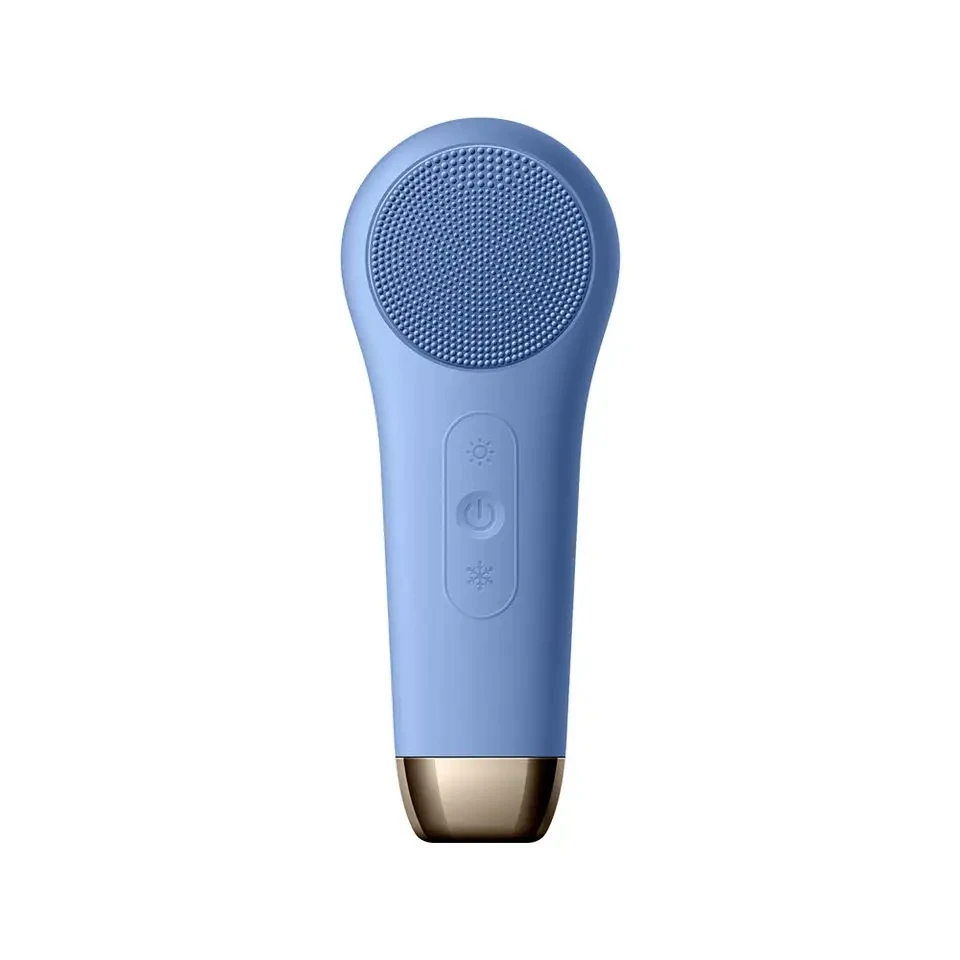 IPX 7 Waterproof hot and cold compress skin care device sonic nose face silicon brush electric face deep cleaning brush