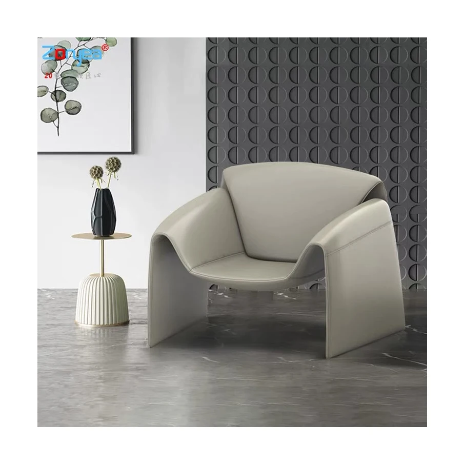 Italian Leisure Single Sofa Chair Living Room Shaped M-shaped Chair Home Furniture Leisure Armchair