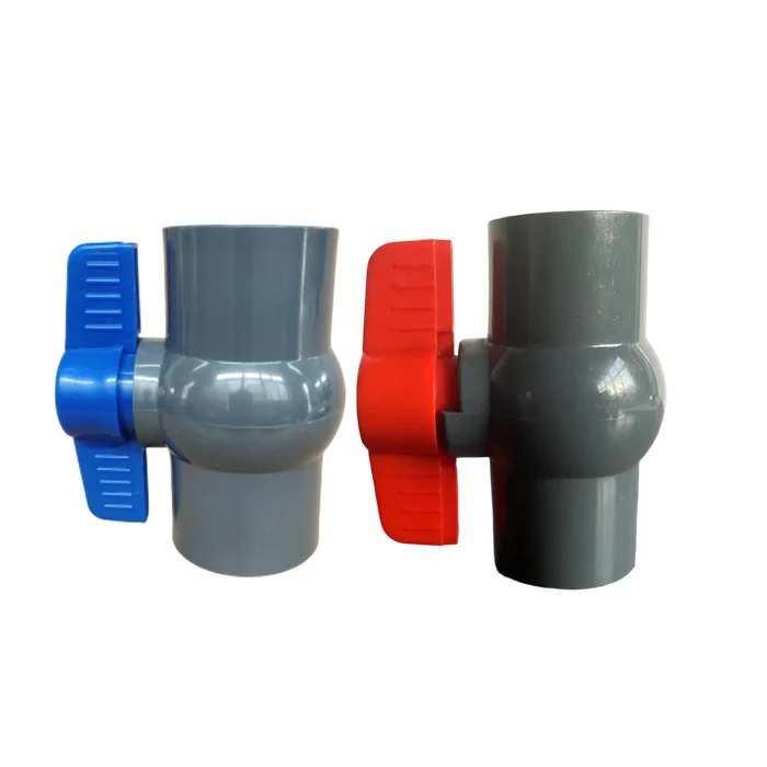 big discount hot sale water park irrigation agriculture dn15 to dn100 PVC economy simple Compact Octagonal Ball Valve