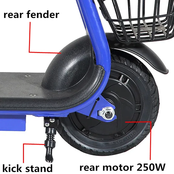 2024 Powerful  electric scooter motorized Bicycle for  Kids with seat with Basket