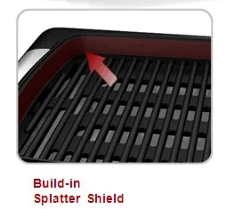 Smokeless baking trays kitchen appliances electric grill with premium non-stick coating