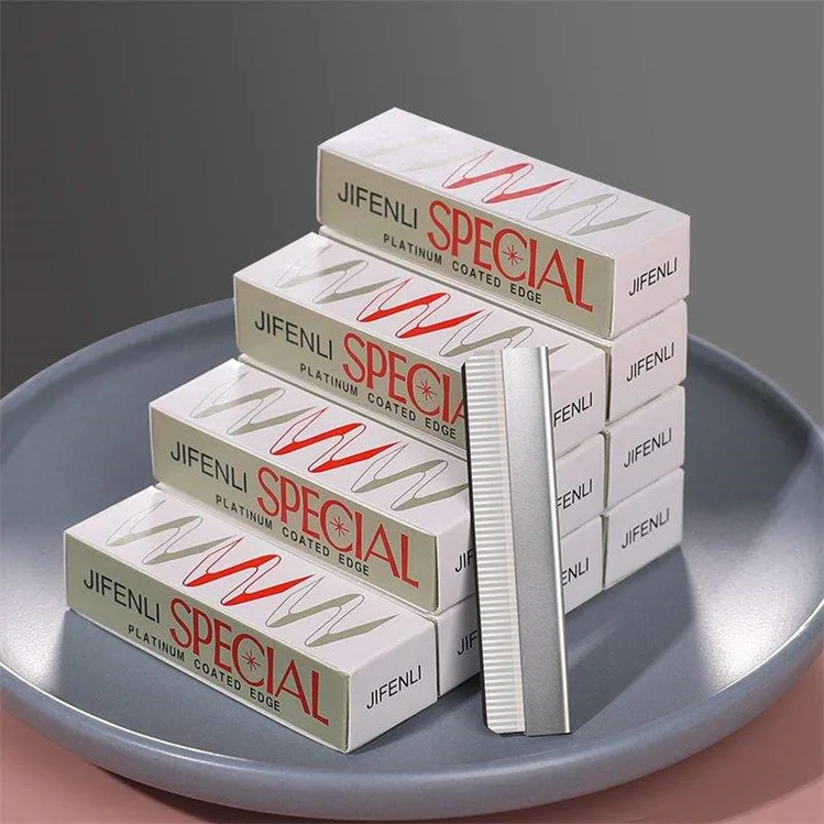 100pcs/Box Professional Quality Eyebrow Trimmer Microblading Eyebrow Trimming Blade Disposable Use Eyebrow Razor
