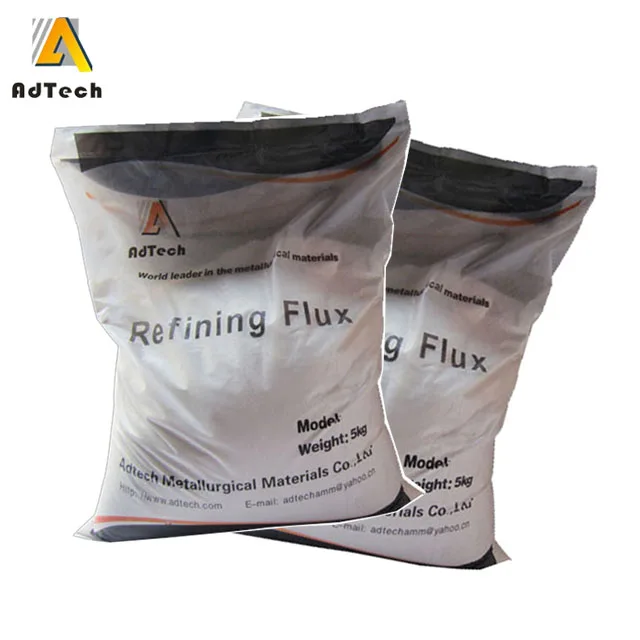 Aluminum Refining Deslagging Cover Degassing Flux For Aluminium Dross