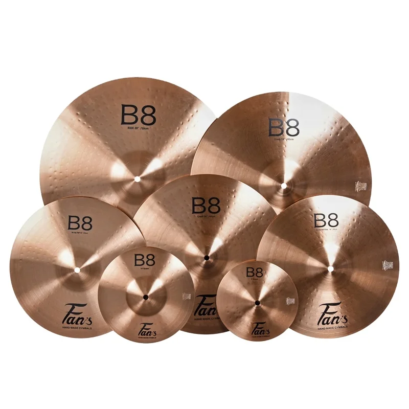 Fans B8 Cymbals Hot Sale Series China 4pcs