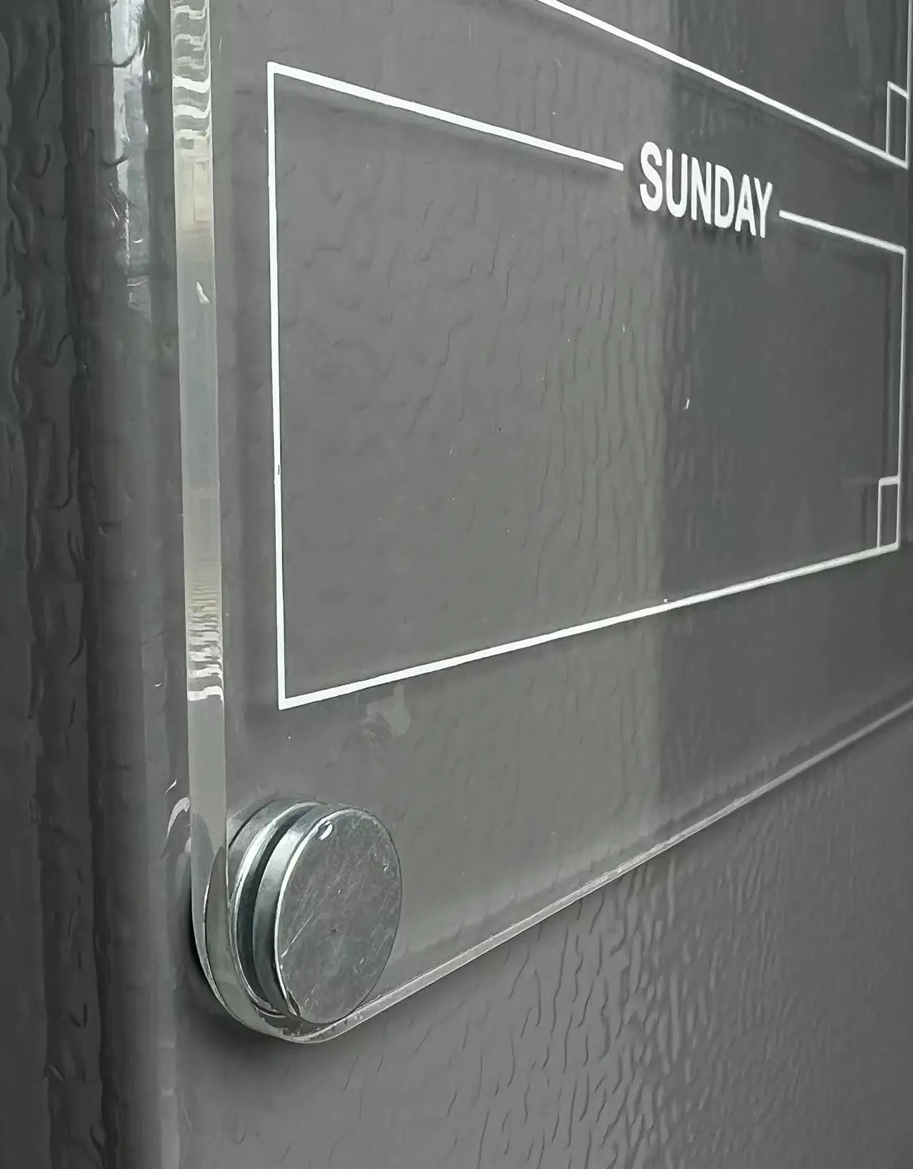 Magnetic White Board calendar monthly weekly planner Acrylic whiteboard acrylic Calendar