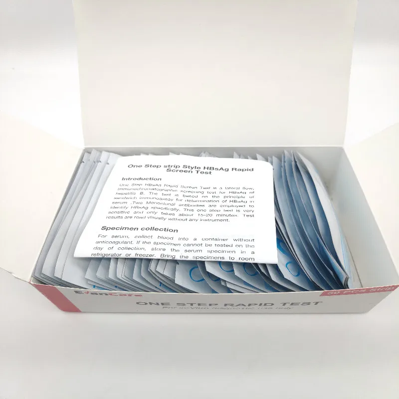 EVANCARE test hbsag test strips