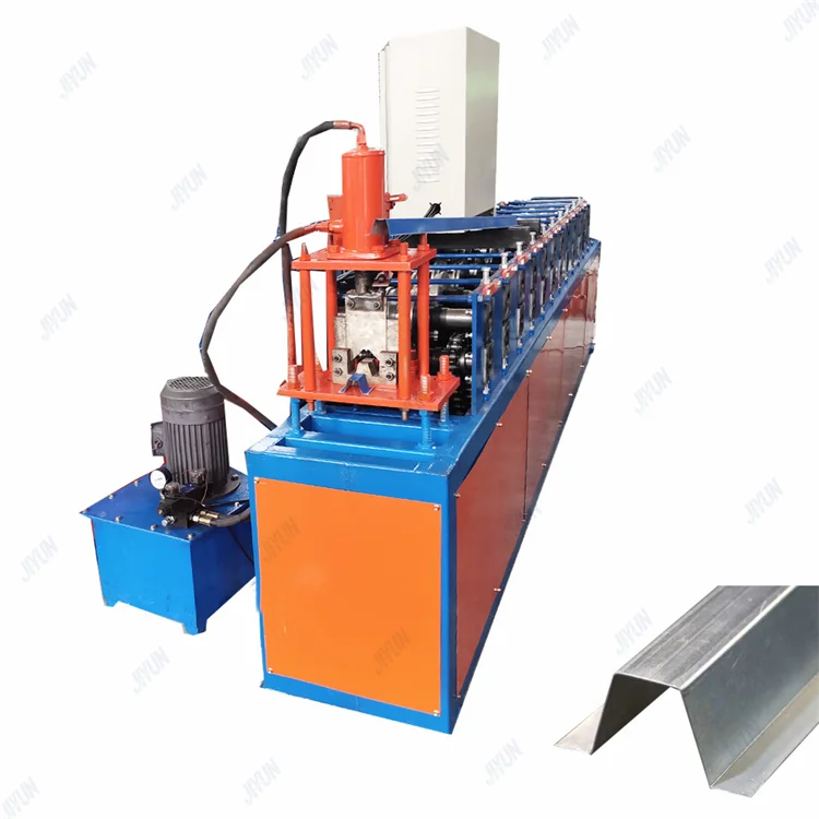 Zinc Steel Cold Bending Equipment C U Stud Track Customized Shape Furring Channel Top Hat Roll Forming Machine