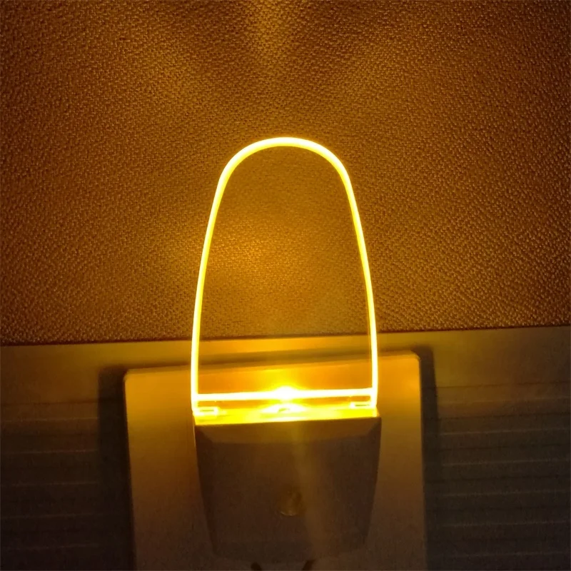 Mini plug-in electric light control night light sensor night light for kids