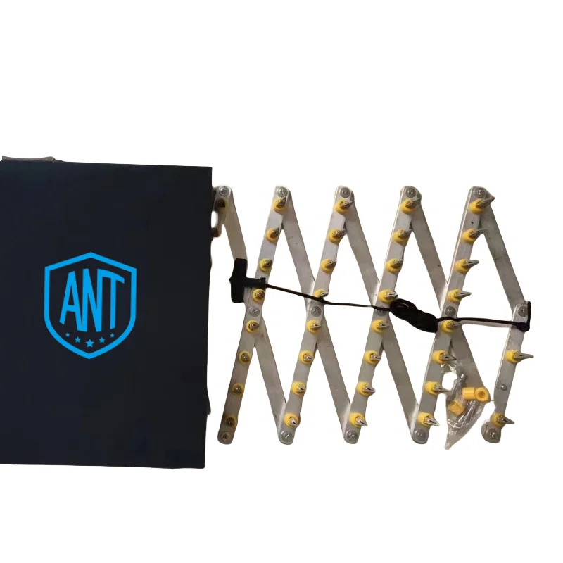 Portable Safety Barrier wheel Spikes Security Manual Tyre Killer mechanical Stainless Steel Traffic Road Block
