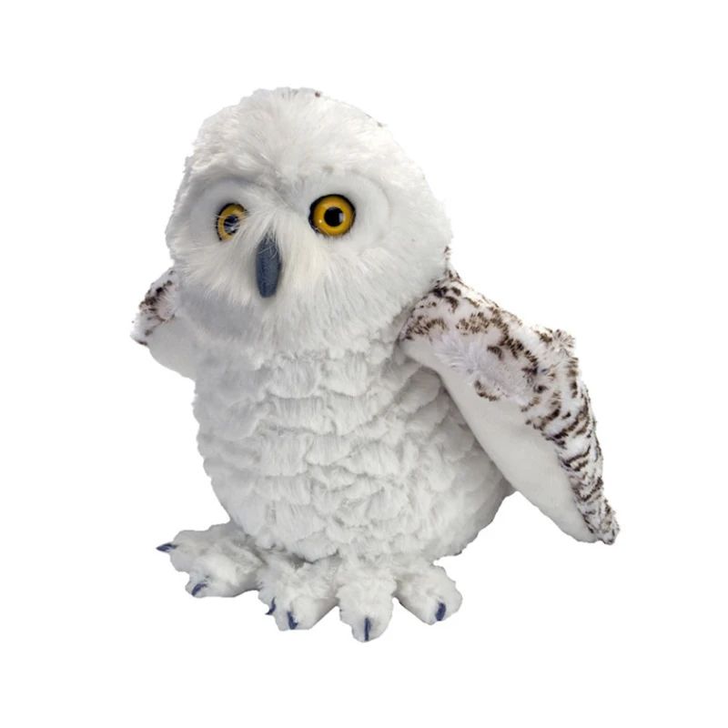 Hot Sale Custom 8' Soft Plush Animal White Owl Plush Toy