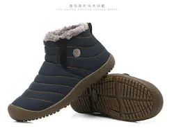 2022 New Model latest winter casual waterproof snow shoes daily fleece-lined heat warm boat flat cheap men women winter boots