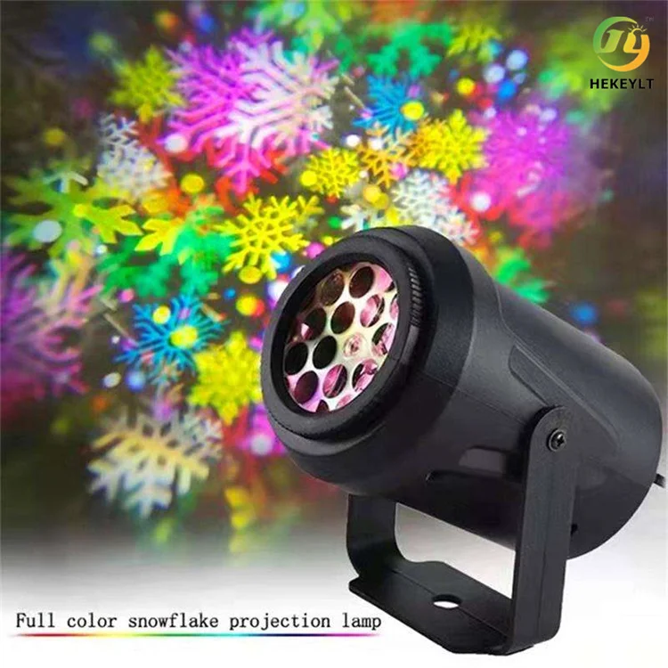 Indoor Festival Decor LED Wall Projection Light IP22 Warm White Laser Snowflake Christmas Projection Christmas Laser Light