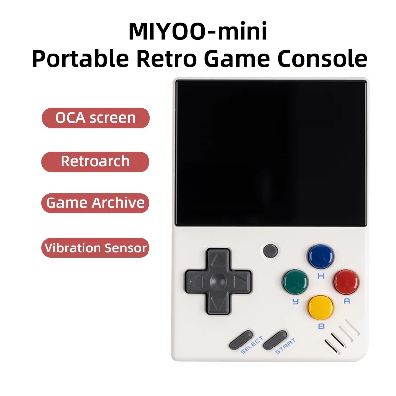Оригинальная консоль MIYOO MINI V2 ++ Plus с IPS экраном ретро игровая 2500 игр портативная Ретро игровой