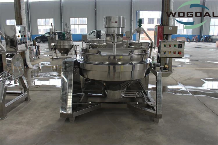 Automatic Pot Mixer jam sugar cooking melting jacketed kettle jam making machine