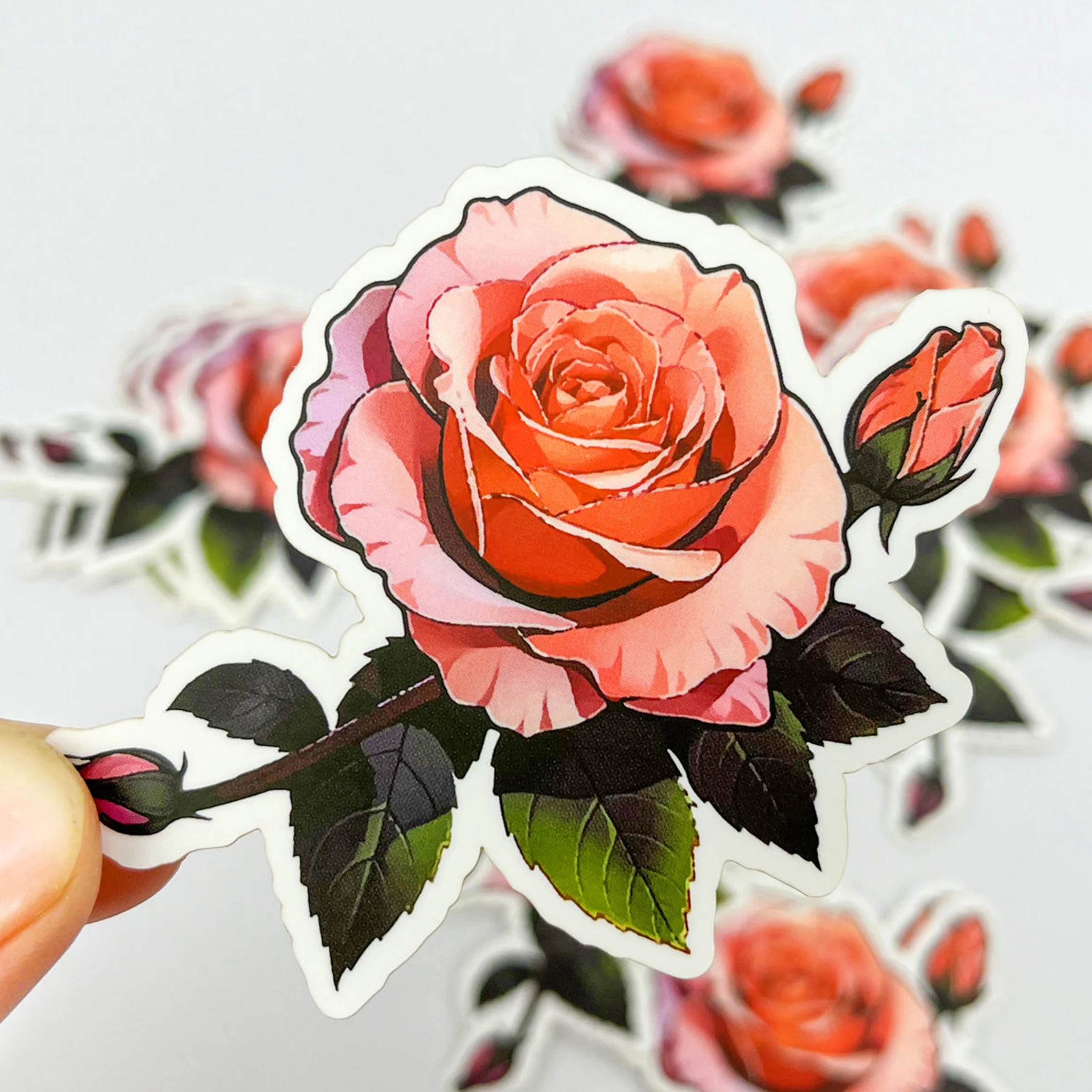 OEM Custom Cartoon Stickers Hot Selling Label Decals Customizable Design Label Sticker Customization