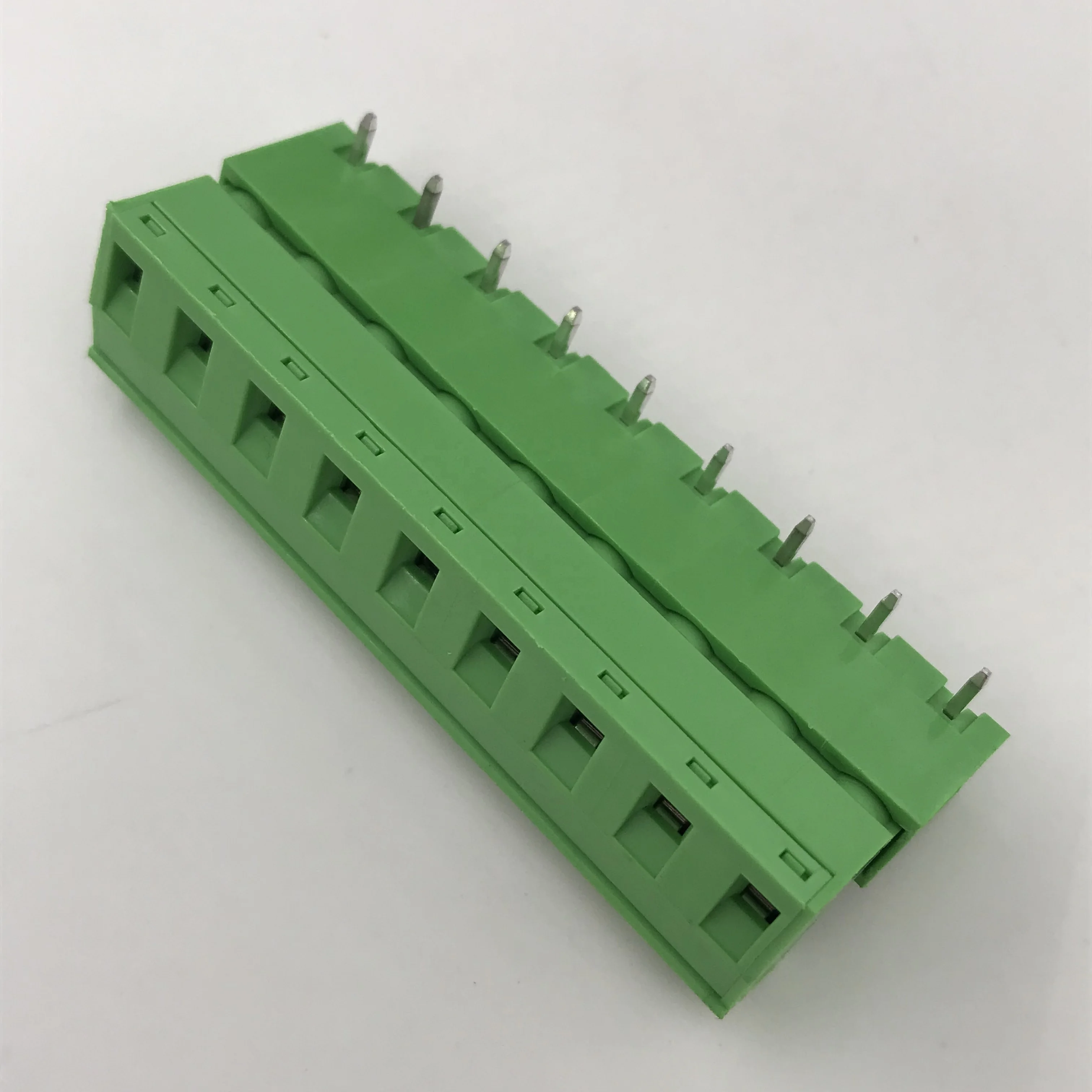 9way contact 7.62 pitch plug-in terminal block male and female XK2EDGK-7.62-9P 2EDGRC-7.62-9P right angle pin closed all side