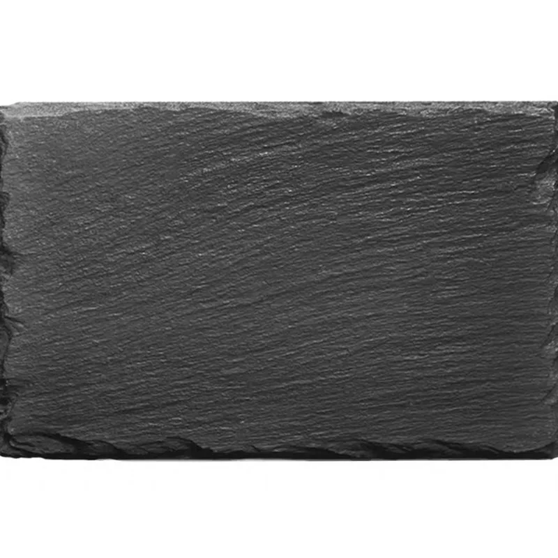 35x20cm Natural Edge Rectangle Slate Plate slate tray slate cheese board*