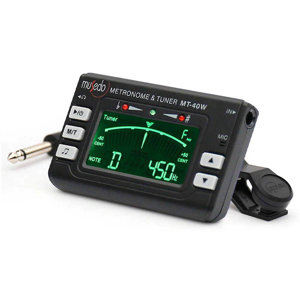 MT-40/40W MUSEDO LCD screen electronic metronome tuner for guitar violin Orchestral instruments