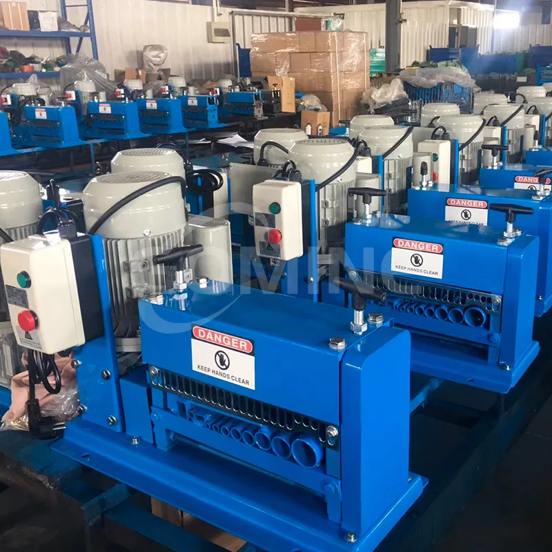 220V Portable Powered Electric Wire Stripping Machine Scrap Cable Stripper