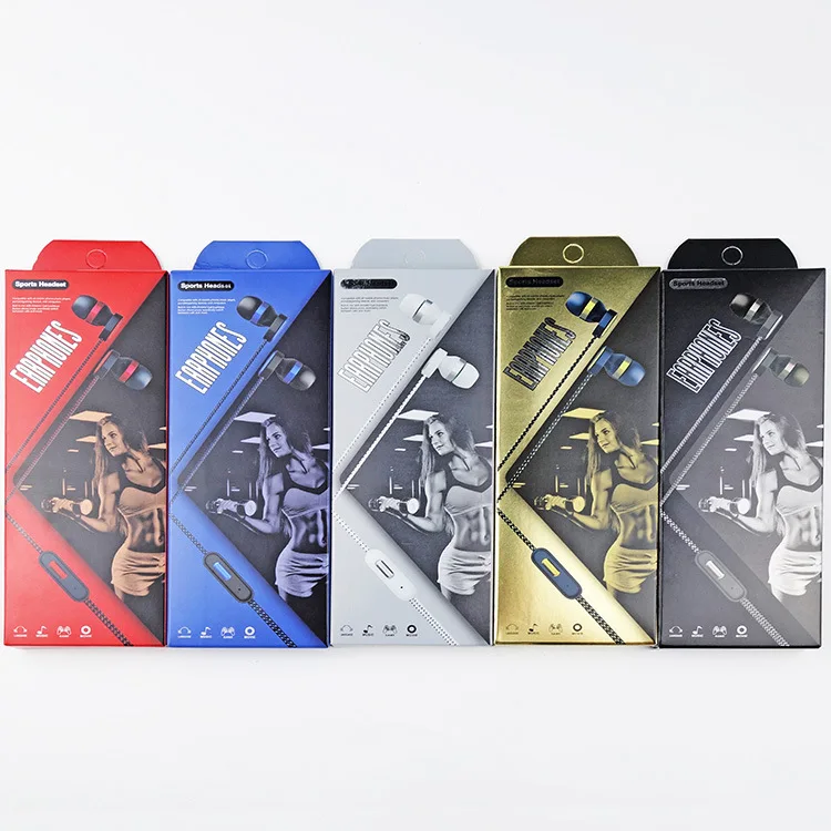 1.2M handsfree stereo subwoofer 3.5mm jack Hifi wheat gaming in-ear wired earphones headphones for iphone android earphone