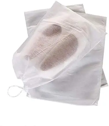 Wholesale Wardrobe Clothes Shoes Handbag Dust Cover Breathable Storage White Drawstring Non Woven Bag