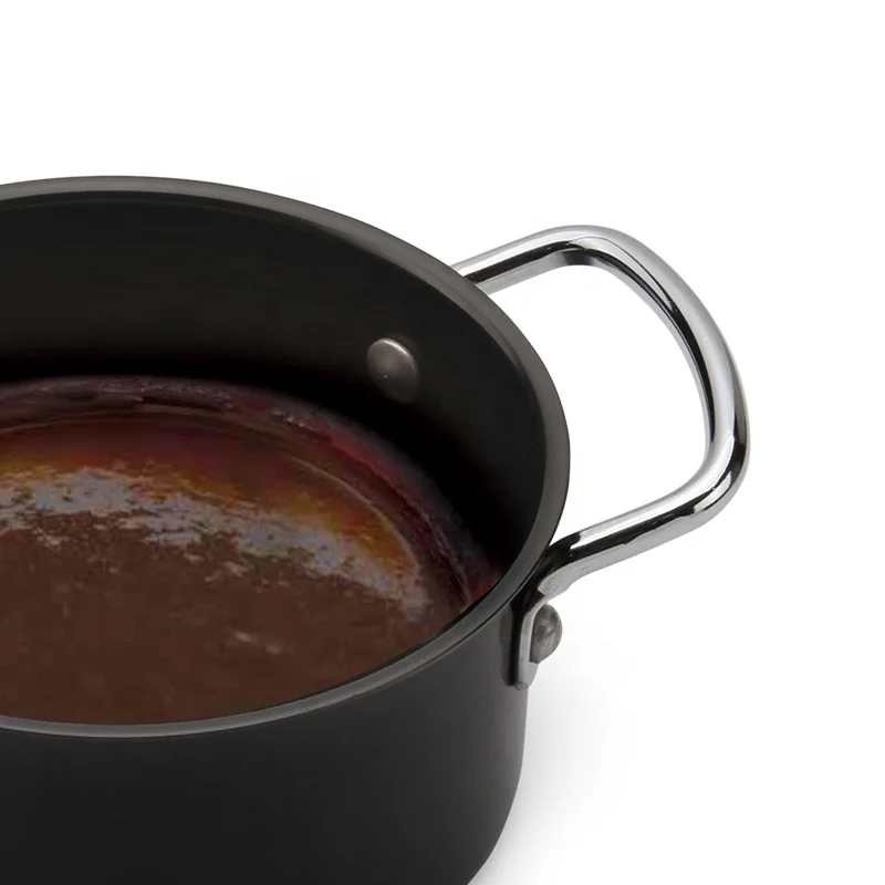 Non Stick Grill Pan BBQ Sauce Pot SS Handle Sauce Pot BBQ grill pan