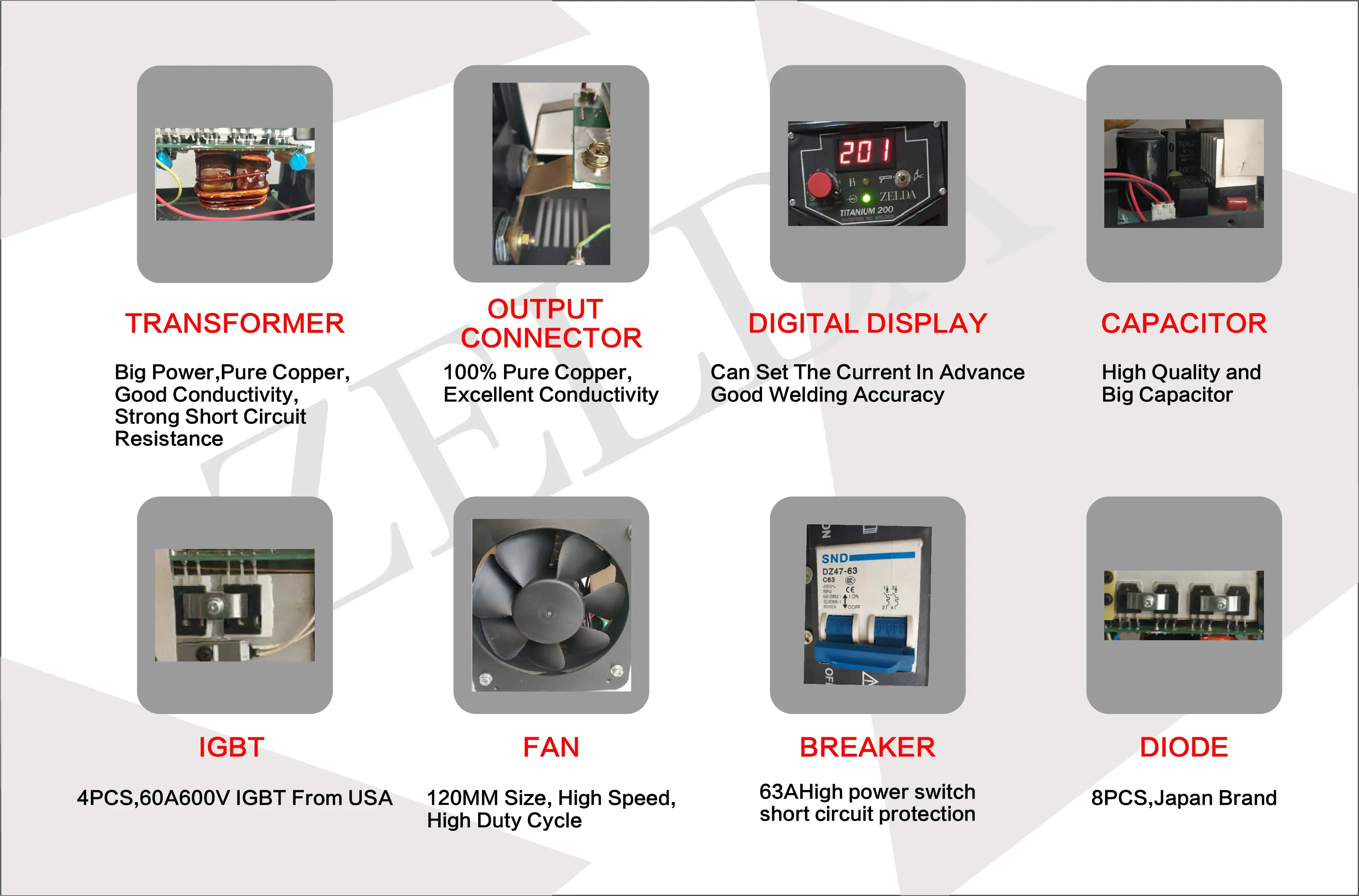 Portable welding machine 200a mma arc welder hot sale inverter soldadora machine